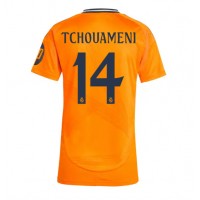 Real Madrid Aurelien Tchouameni #14 Bortedrakt Dame 2024-25 Kortermet